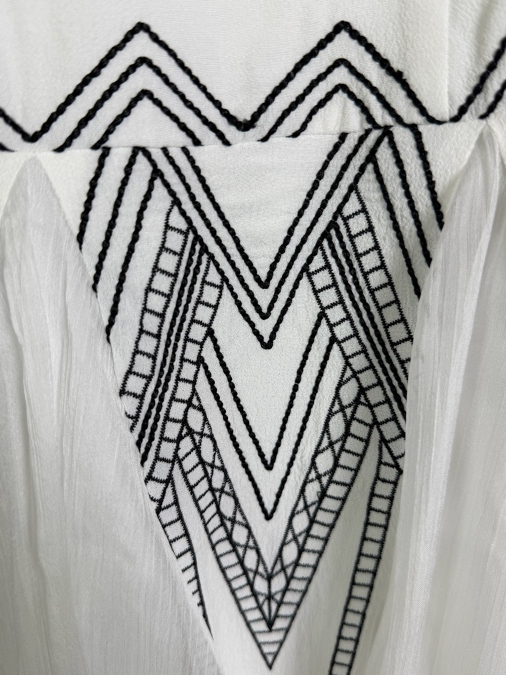 Free People Womens Sz 4 Strapless White Embroidered Fit Flare Mini Party Dress - Picture 9 of 15